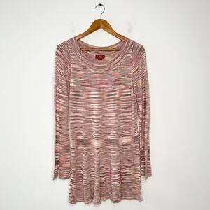 KRIMSON KLOVER Colorful Knit Dress Womens Size XL Eco Sustainable Slow Fashion